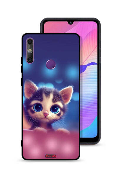 Tolwak Huawei Enjoy 20e Protective Case Cover Little Cat