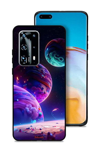 Tolwak غطاء حماية لهاتف هواوي P40 Pro Plus 5G بنمط كوكبي