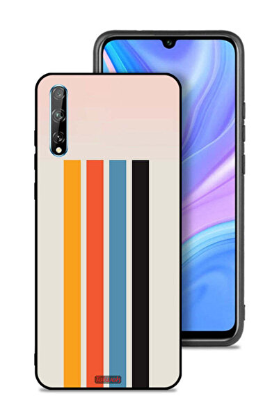 Tolwak غطاء حماية لهاتف هواوي بي سمارت إس بنمط خطوط مستقيمة