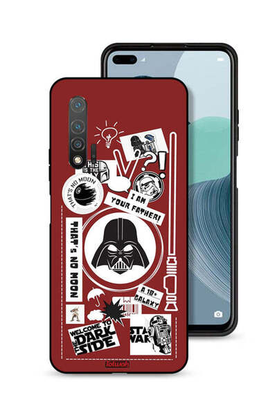 Tolwak غطاء حماية لهاتف هواوي نوفا 6 - ملصق "مرحبًا بكم في الجانب المظلم"