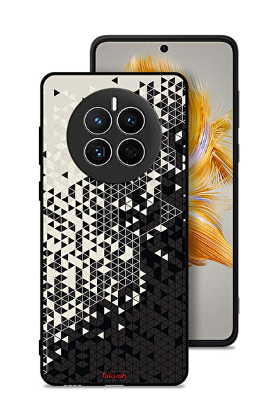 Tolwak غطاء حماية لهاتف هواوي ميت 50 بنمط مثلث فني رقمي