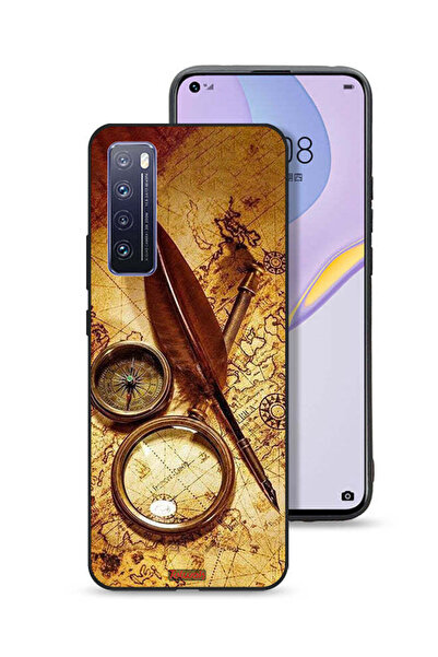 Tolwak غطاء حماية لهاتف هواوي نوفا 7 5G ببوصلة عتيقة