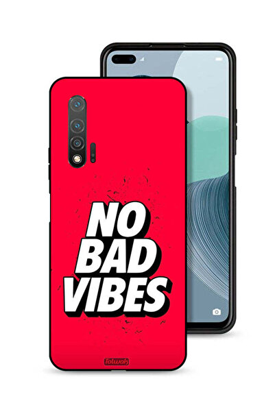 Tolwak Huawei nova 6 Protective Case Cover No Bad Vibes