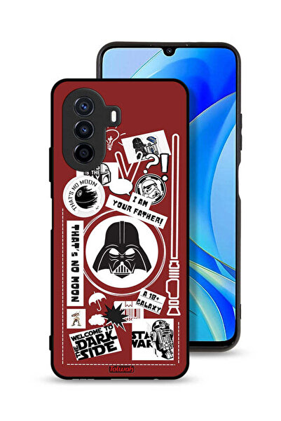 Tolwak غطاء حماية لهاتف هواوي نوفا Y70 - ملصق "مرحبًا بكم في الجانب المظلم"