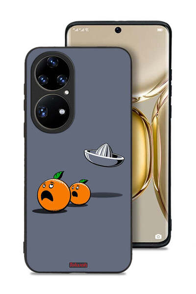 Tolwak غطاء حماية لهاتف هواوي P50 Pro بتصميم فني رقمي بسيط وفكاهي