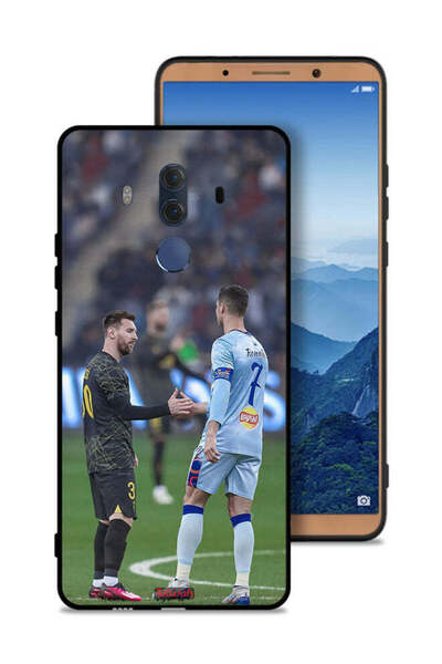 Tolwak غطاء حماية لهاتف هواوي ميت 10 برو ميسي ورونالدو