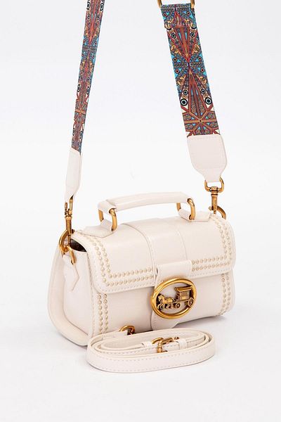 Levidor Premium Speckle Detail Shoulder Bag Cream