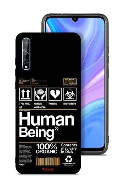 Tolwak غطاء حماية لهاتف هواوي بي سمارت إس - ملصق إنسان