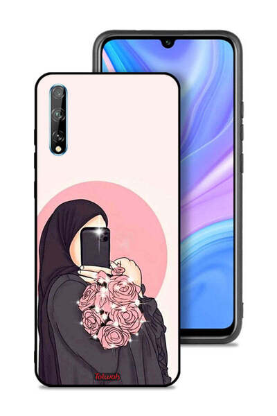 Tolwak غطاء حماية لهاتف هواوي بي سمارت إس - فن التقاط صور سيلفي مع حمل الزهور