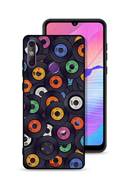 Tolwak غطاء حماية لهاتف هواوي إنجوي 20e بنقشة أقراص مضغوطة