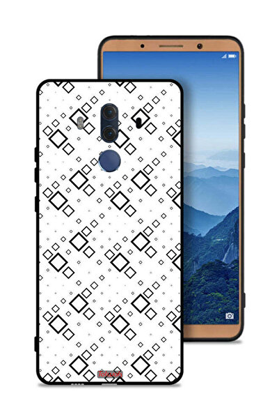 Tolwak غطاء حماية لهاتف هواوي ميت 10 برو بتصميم مربع تجريدي فني رقمي