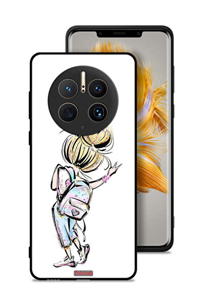 Tolwak غطاء حماية لهاتف هواوي ميت 50 برو بتصميم فتاة المدرسة