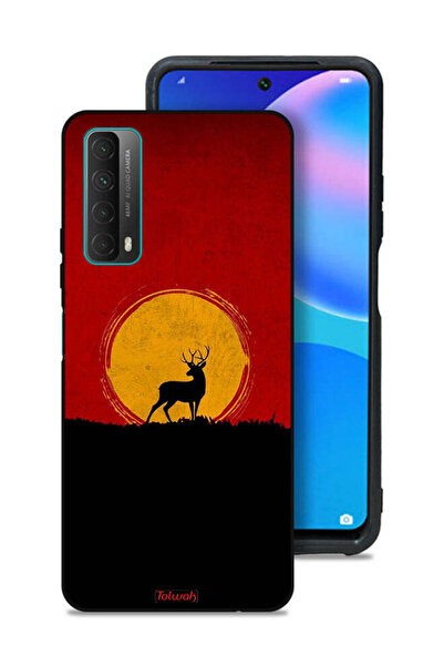 Tolwak غطاء حماية لهاتف هواوي بي سمارت (2021) بتصميم غزال وقمر