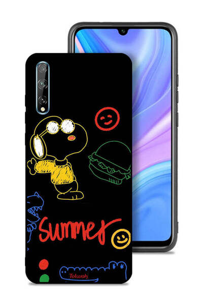Tolwak غطاء حماية لهاتف هواوي بي سمارت إس بملصق صيفي