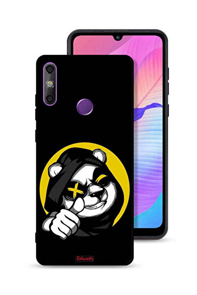 Tolwak غطاء حماية لهاتف هواوي إنجوي 20e بتصميم قطة مارشميلو لطيفة