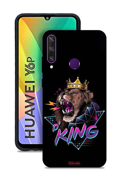 Tolwak غطاء حماية لهاتف هواوي Y6p برسومات الأسد الملك