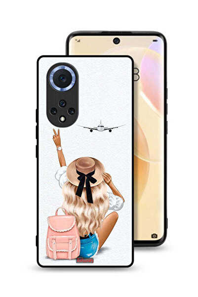 Tolwak غطاء حماية لهاتف هواوي نوفا 9 - فتاة تحب السفر