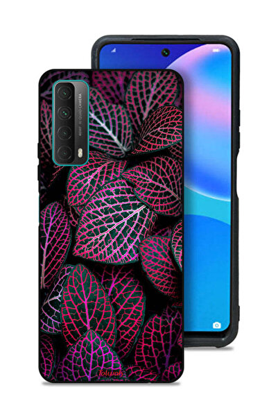 Tolwak غطاء حماية لهاتف هواوي Y7a بنقشة أوراق سالجا