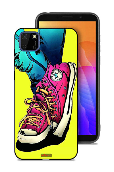 Tolwak غطاء حماية لهاتف هواوي Y5p بتصميم حذاء قماشي