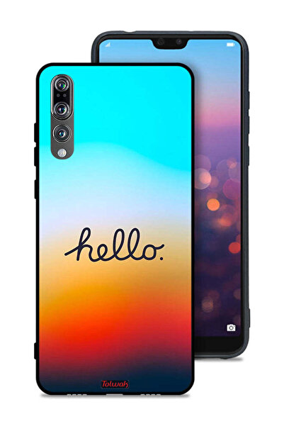 Tolwak Huawei P20 Pro Protective Case Cover Hello