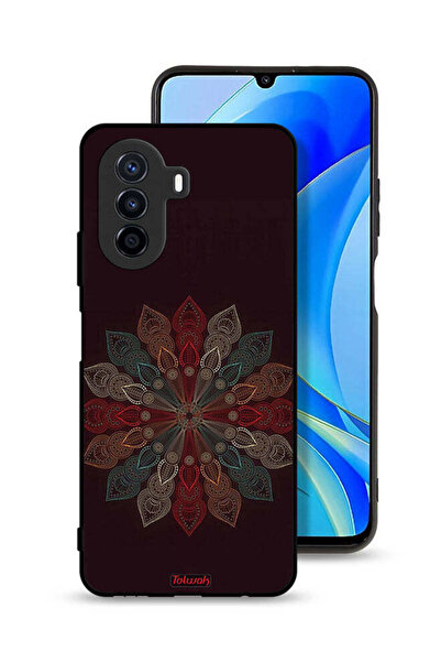Tolwak غطاء حماية لهاتف هواوي نوفا Y70 بنقشة زهرة ماندالا