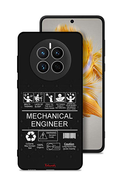 Tolwak غطاء حماية لهاتف هواوي ميت 50، ملصق مهندس ميكانيكي