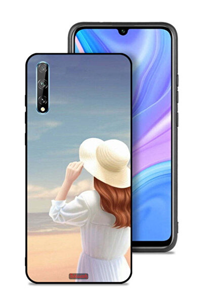 Tolwak غطاء حماية لهاتف هواوي بي سمارت إس بتصميم فتاة واقفة