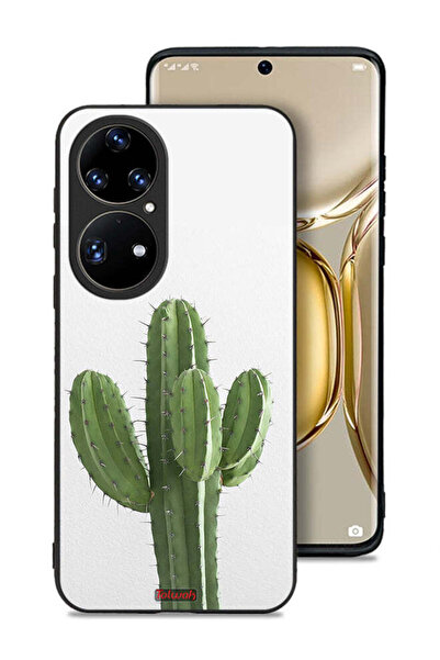 Tolwak غطاء حماية لهاتف هواوي بي 50 برو بنقشة نبات الصبار