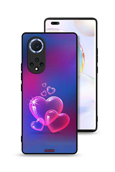 Tolwak غطاء حماية لهاتف Honor 50 Pro بتصميم قلوب مائية