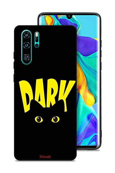 Tolwak غطاء حماية لهاتف هواوي P30 Pro بتصميم قطة داكنة