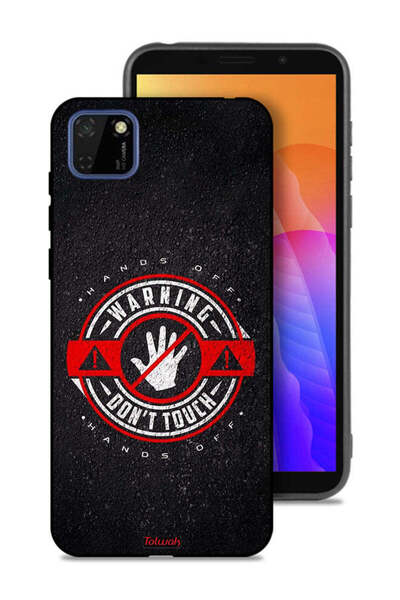Tolwak Huawei Y5p Protective Case Cover Warning Do Not Touch