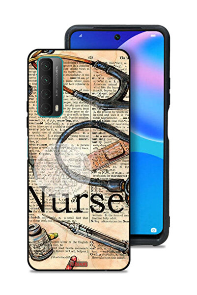 Tolwak غطاء حماية لهاتف Huawei Y7a بتصميم أدوات التمريض العتيقة