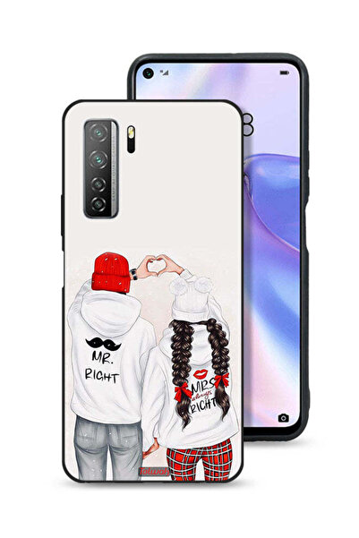 Tolwak غطاء حماية لهاتف هواوي P40 لايت 5G - يمين ويسار دائمًا