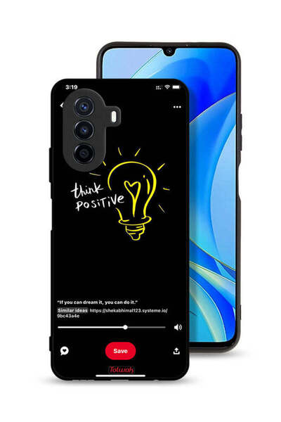 Tolwak غطاء حماية لهاتف هواوي نوفا Y70 - فكر بإيجابية