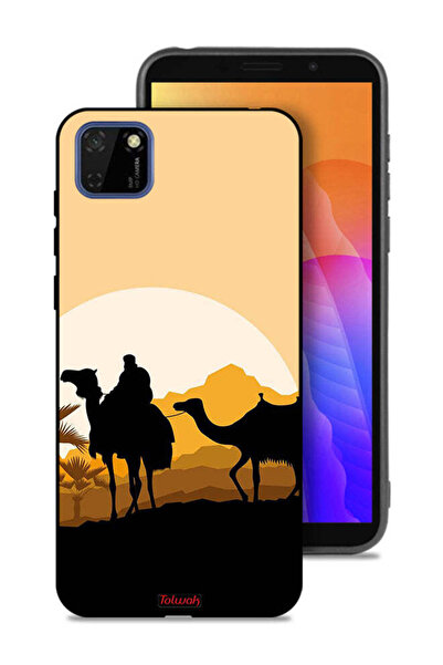 Tolwak غطاء حماية لهاتف هواوي Y5p برسومات جمال في الصحراء