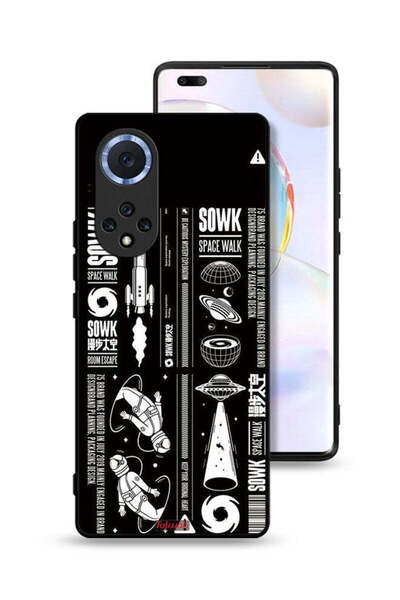 Tolwak غطاء حماية لهاتف Honor 50 Pro، ملصق Sowk Space Walk