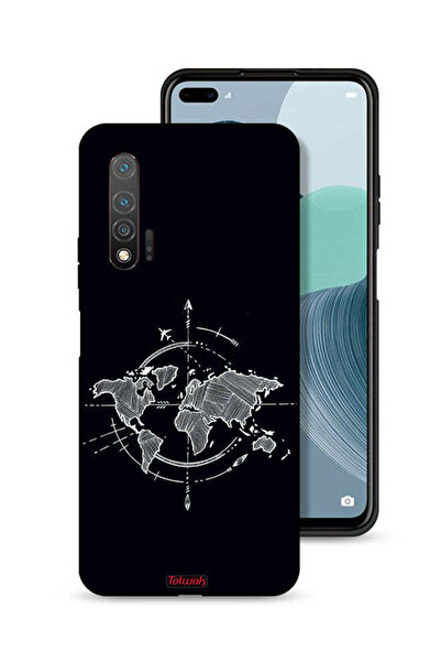 Tolwak غطاء حماية لهاتف هواوي نوفا 6 بتصميم فن البوصلة