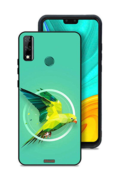 Tolwak غطاء حماية لهاتف هواوي Y8s بتصميم ببغاء تجريدي
