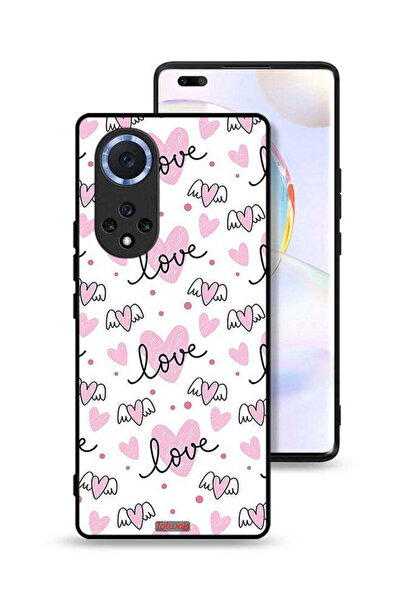 Tolwak Honor 50 Pro Protective Case Cover Love And Heart Art Pattern