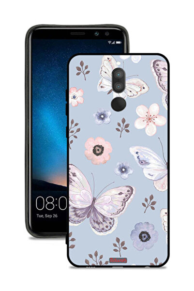 Tolwak غطاء حماية لهاتف هواوي ميت 10 لايت بنقشة فراشات وزهور