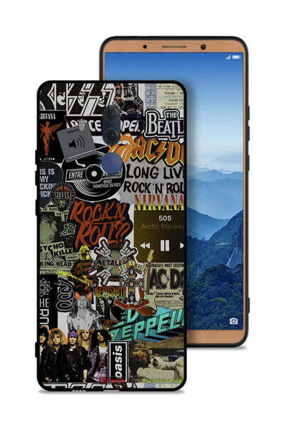 Tolwak غطاء حماية لهاتف هواوي ميت 10 برو - تحيا موسيقى الروك أند رول