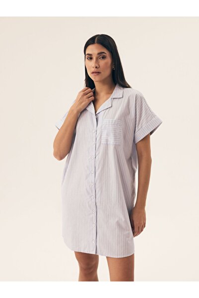 Henderson Women's Nightshirt: comfort modern design & 100% cotton & Oversize ...