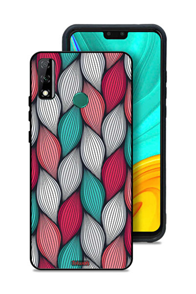 Tolwak غطاء حماية لهاتف هواوي Y8s بنقشة ريشة