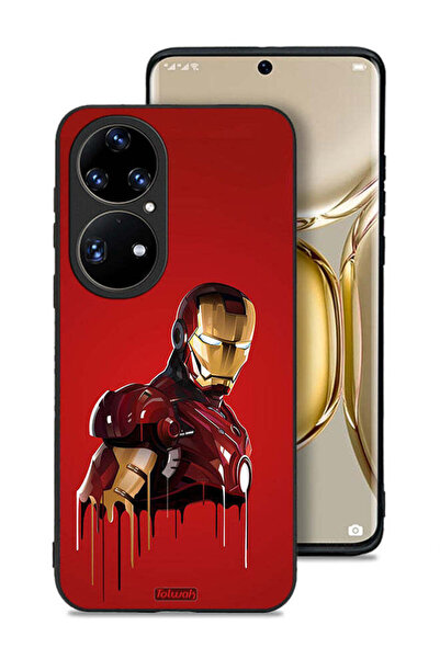 Tolwak غطاء حماية لهاتف هواوي P50 برو برسومات الرجل الحديدي