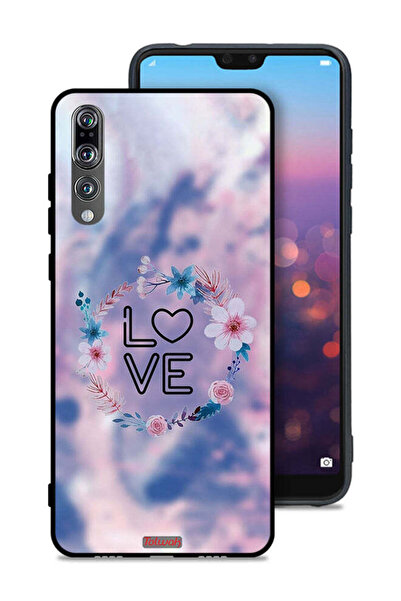 Tolwak غطاء حماية لهاتف هواوي P20 Pro بتصميم خاتم الحب والزهور