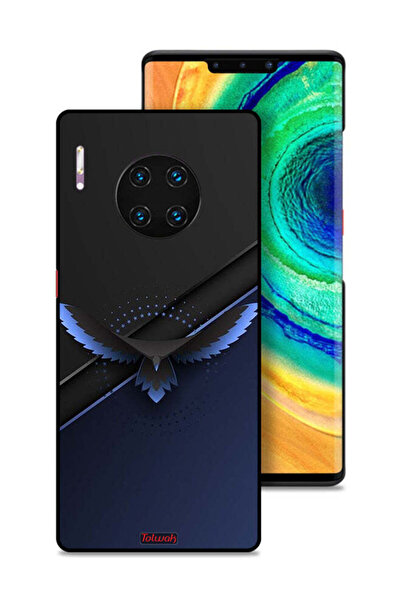 Tolwak غطاء حماية لهاتف هواوي ميت 30 برو، تصميم نسر، فن تجريدي رقمي
