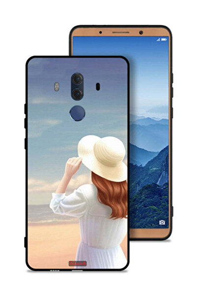 Tolwak غطاء حماية لهاتف هواوي ميت 10 برو - قبعة فتاة واقفة