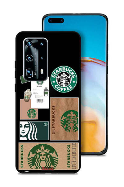 Tolwak غطاء حماية لهاتف هواوي P40 Pro Plus 5G ملصق ستاربكس