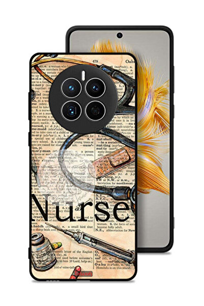 Tolwak Huawei Mate 50 Protective Case Cover Nurse Vintage Tools