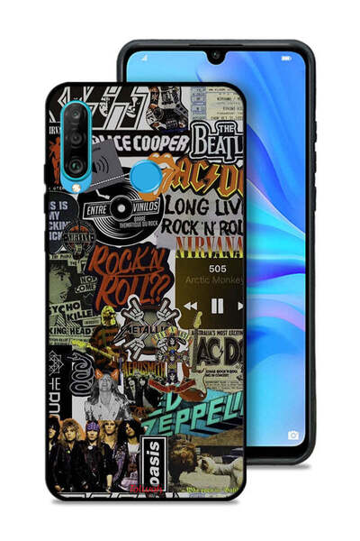 Tolwak غطاء حماية لهاتف هواوي P30 لايت - تحيا موسيقى الروك آند رول